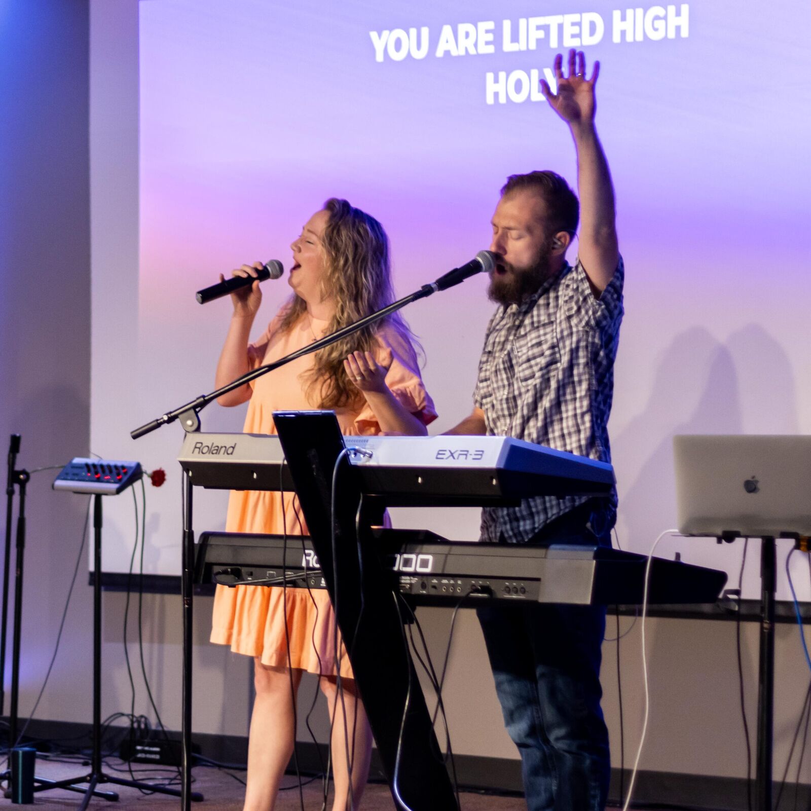 Connect Church worship band leading Sunday worship