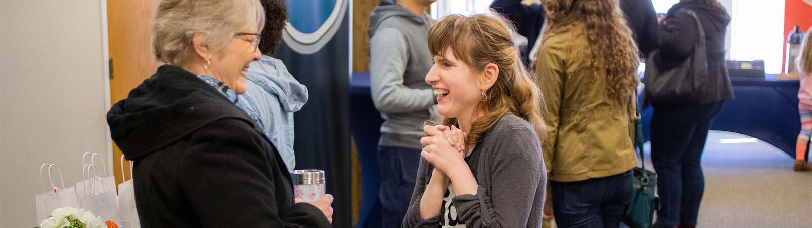 A smiling guest at Connect Church
